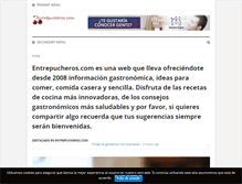 Tablet Screenshot of entrepucheros.com